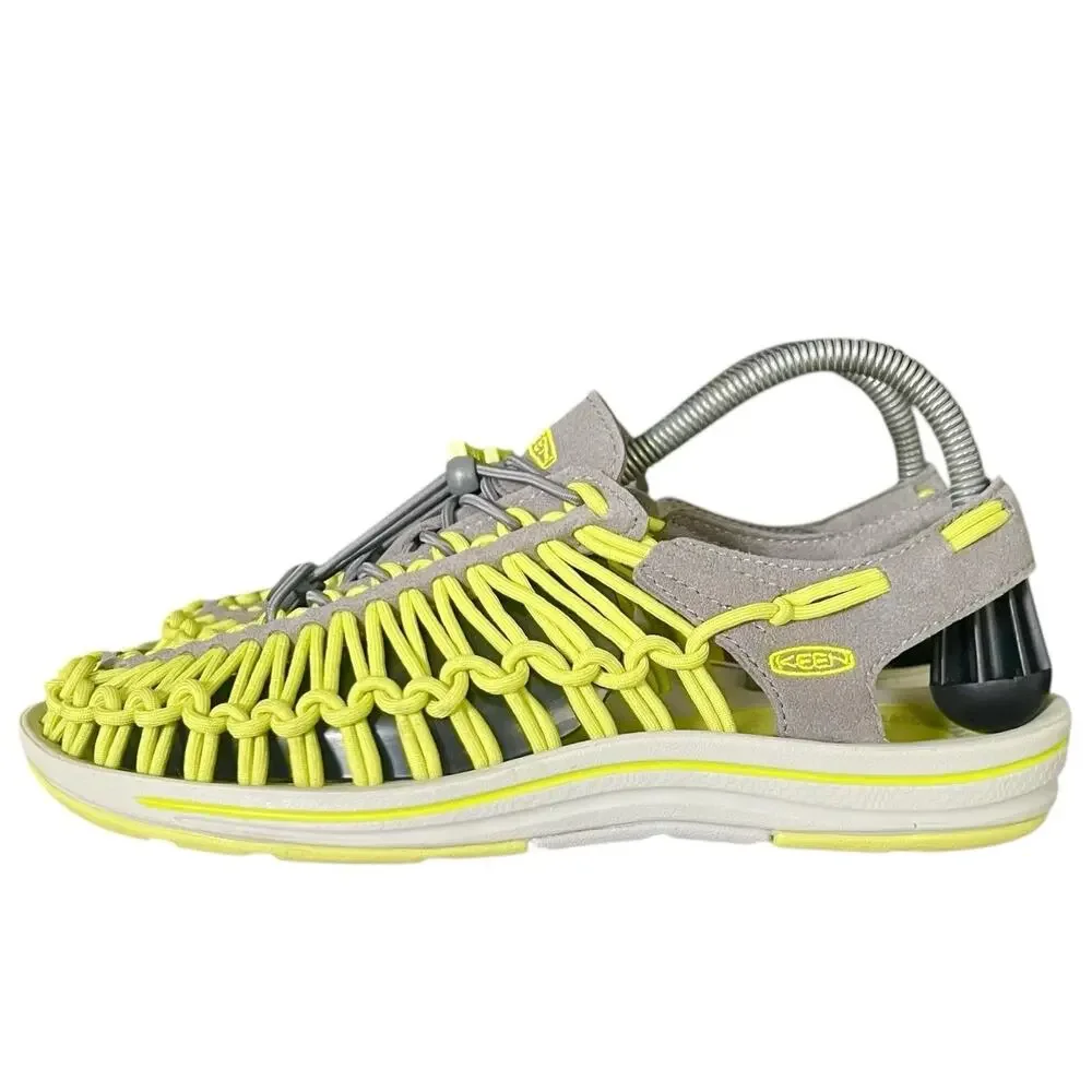 KEEN Sandals Women‎ Size 8.5 Uneek Sport Sandals Gargoyle-Bright Chartreuse - Picture 3 of 6